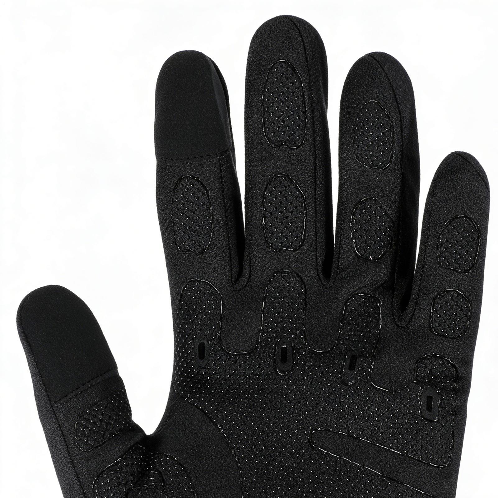 Running Gear Cold Weather - Warm Cycling Gloves Full Finger Cold