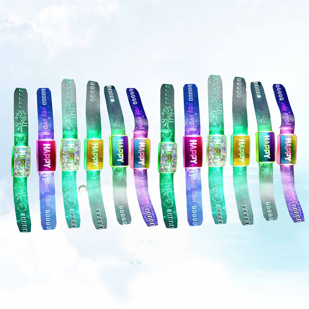 12Pcs Luminous Flash Bracelets - đánh giá và giá Running Gear In The Dark