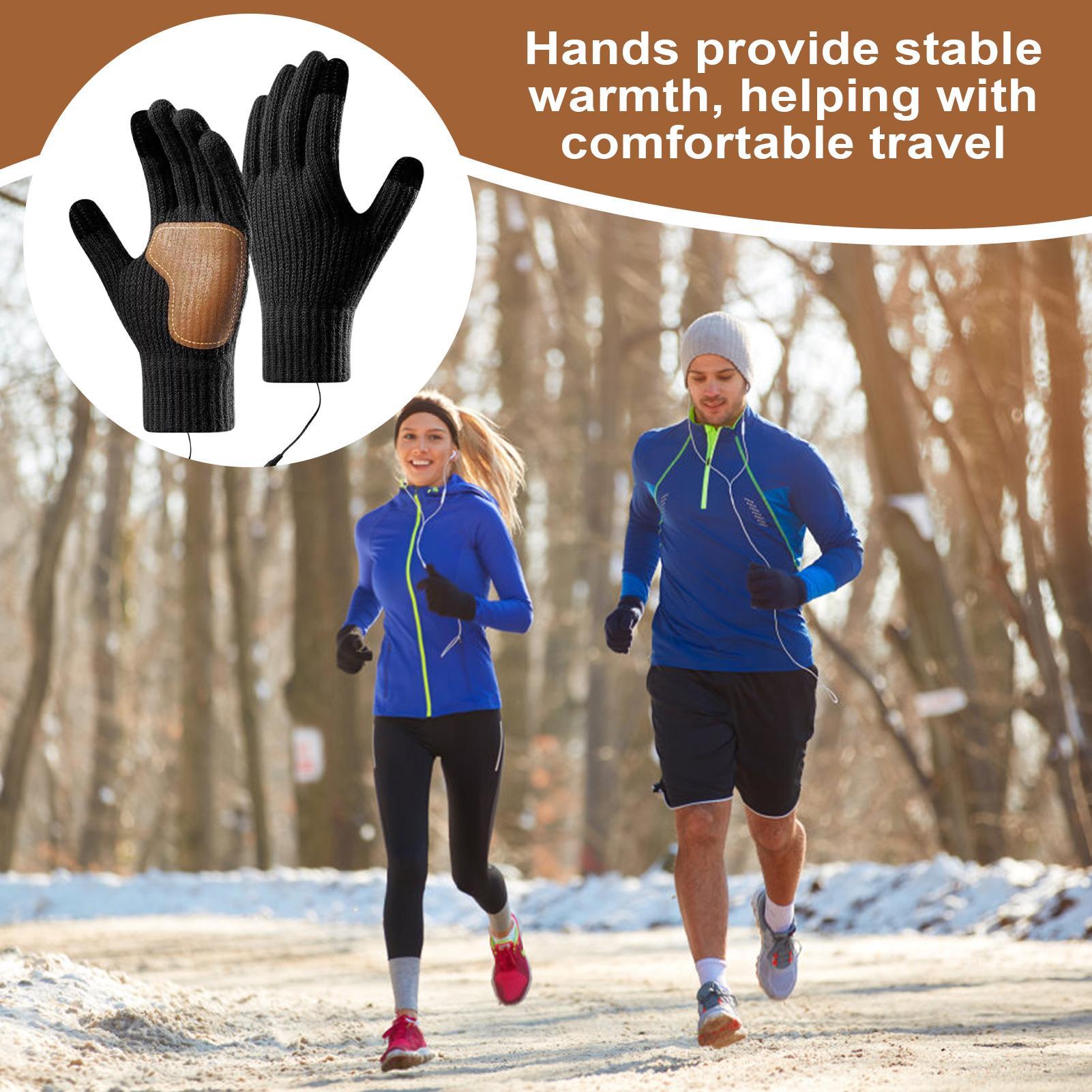 USB Heated Gloves with Touchsc - đánh giá và giá Running Gear Cold Weather