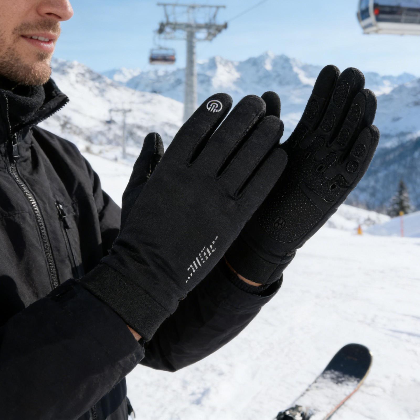 Winter Biking Gloves Full Fing - đánh giá và giá Running Gear Cold Weather