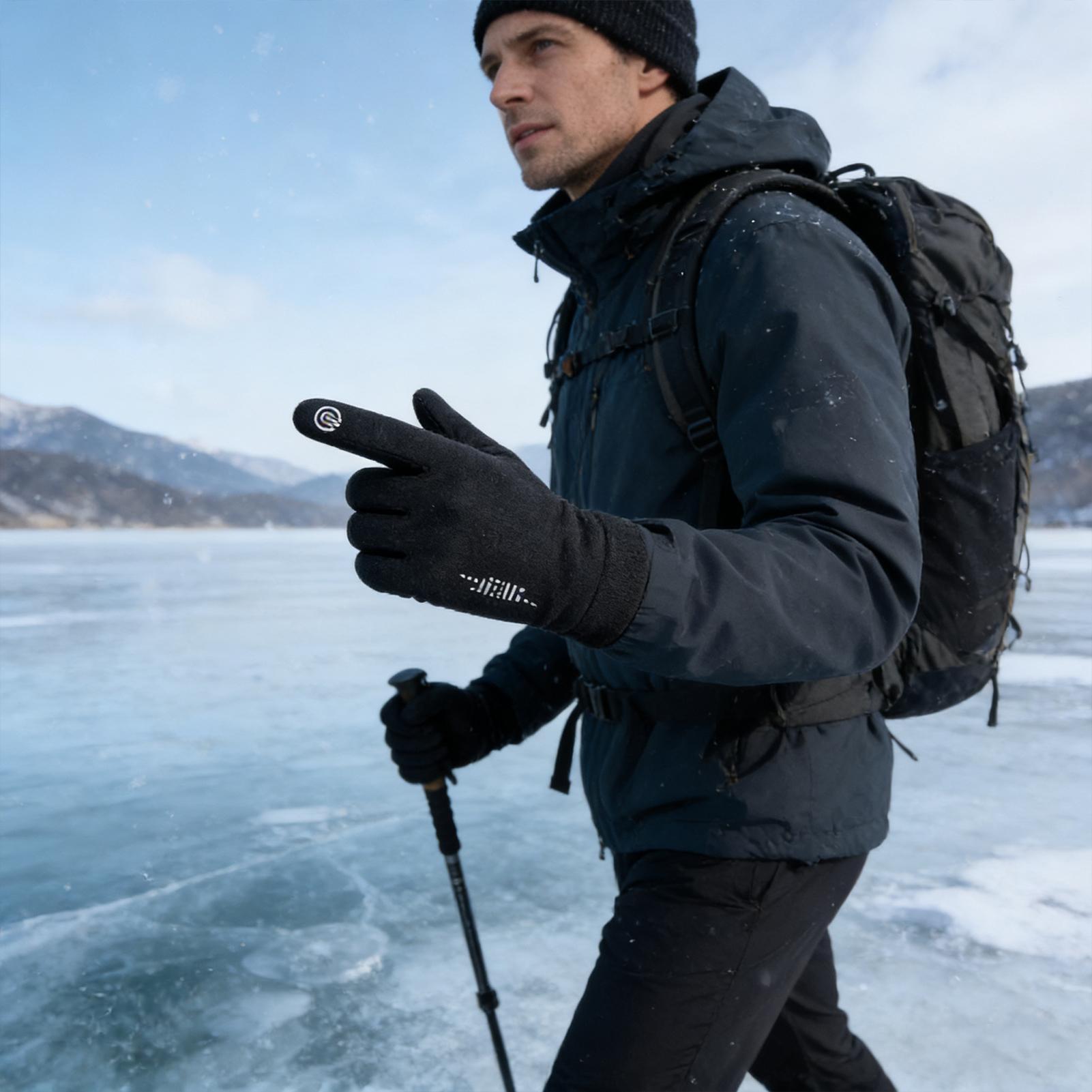 Warm Cycling Gloves Full Finge - đánh giá và giá Running Gear Cold Weather
